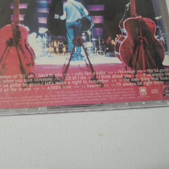 Bryan Adams Unplugged CD New - Picture 2 of 2